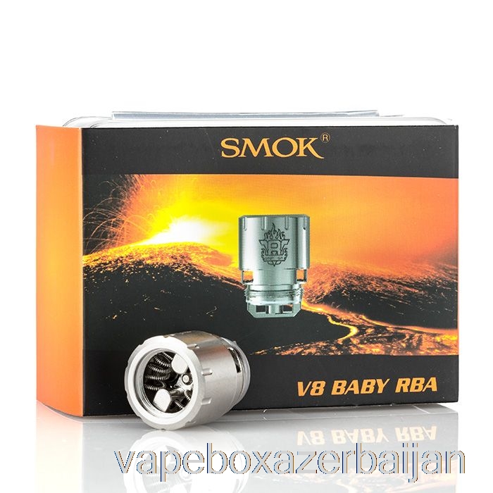 E-Juice Vape SMOK TFV8 Baby Replacement Coils V8 Baby RBA Kit (Pack of 1)
